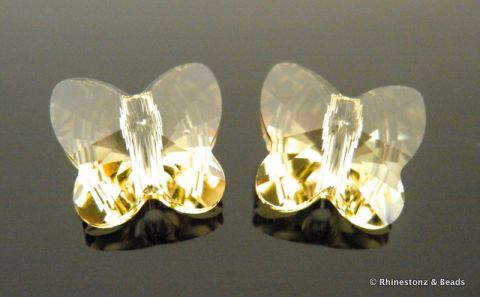 Swarovski Butterfly Art 5754 Jonquil 10mm 